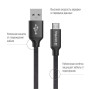Дата кабель USB 2.0 AM to Micro 5P 2.0m black ColorWay (CW-CBUM009-BK) Дата кабель USB 2.0 AM to Micro 5P 2.0m black ColorWay (CW-CBUM009-BK)