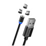 Дата кабель USB 2.0 AM to Lightning + Micro 5P + USB-C 1.0m Magnet only charge ColorWay (CW-CBUU020-BK) Дата кабель USB 2.0 AM to Lightning + Micro 5P + USB-C 1.0m Magnet only charge ColorWay (CW-CBUU020-BK)