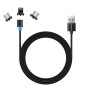 Дата кабель USB 2.0 AM to Lightning + Micro 5P + USB-C 1.0m Magnet only charge ColorWay (CW-CBUU020-BK) Дата кабель USB 2.0 AM to Lightning + Micro 5P + USB-C 1.0m Magnet only charge ColorWay (CW-CBUU020-BK)