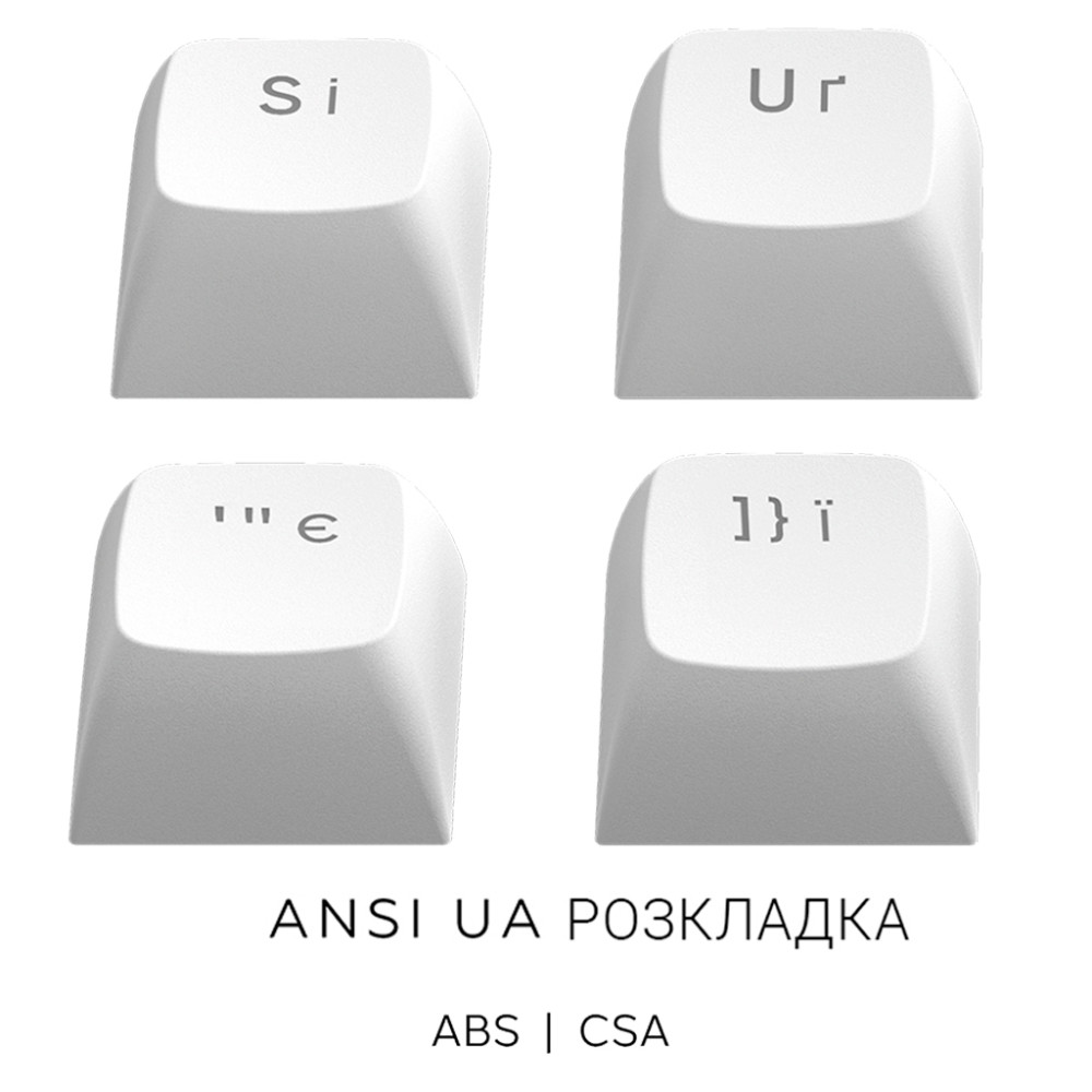 Клавіатура Dark Project ALU87 Daylight ABS RGB Mech G3MS Zircon White/Grey (DPKB_DAYLIGHT_87_ANSI_UA)