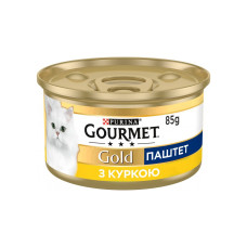 Паштет для котів Purina Gourmet Gold. З куркою 85 г (7613031381494)