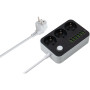 Мережевий фільтр живлення ColorWay CW-CHЕ36B, 3 розетки/6USB Black 1.8M (CW-CHE36B) Мережевий фільтр живлення ColorWay CW-CHЕ36B, 3 розетки/6USB Black 1.8M (CW-CHE36B)