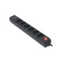Мережевий фільтр живлення REAL-EL REAL-EL RS-6 PROTECT USB, 5m, black (EL122300018) Мережевий фільтр живлення REAL-EL REAL-EL RS-6 PROTECT USB, 5m, black (EL122300018)