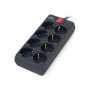 Мережевий фільтр живлення REAL-EL REAL-EL RS-8 PROTECT, 1.8m, black (EL122300021) Мережевий фільтр живлення REAL-EL REAL-EL RS-8 PROTECT, 1.8m, black (EL122300021)