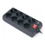 Мережевий фільтр живлення REAL-EL REAL-EL RS-8 PROTECT, 3m, black (EL122300022) Мережевий фільтр живлення REAL-EL REAL-EL RS-8 PROTECT, 3m, black (EL122300022)