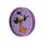 Настінний годинник Optima Little Dog пластиковий, фіолетовий (O52105) Настінний годинник Optima Little Dog пластиковий, фіолетовий (O52105)