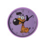 Настінний годинник Optima Little Dog пластиковий, фіолетовий (O52105) Настінний годинник Optima Little Dog пластиковий, фіолетовий (O52105)