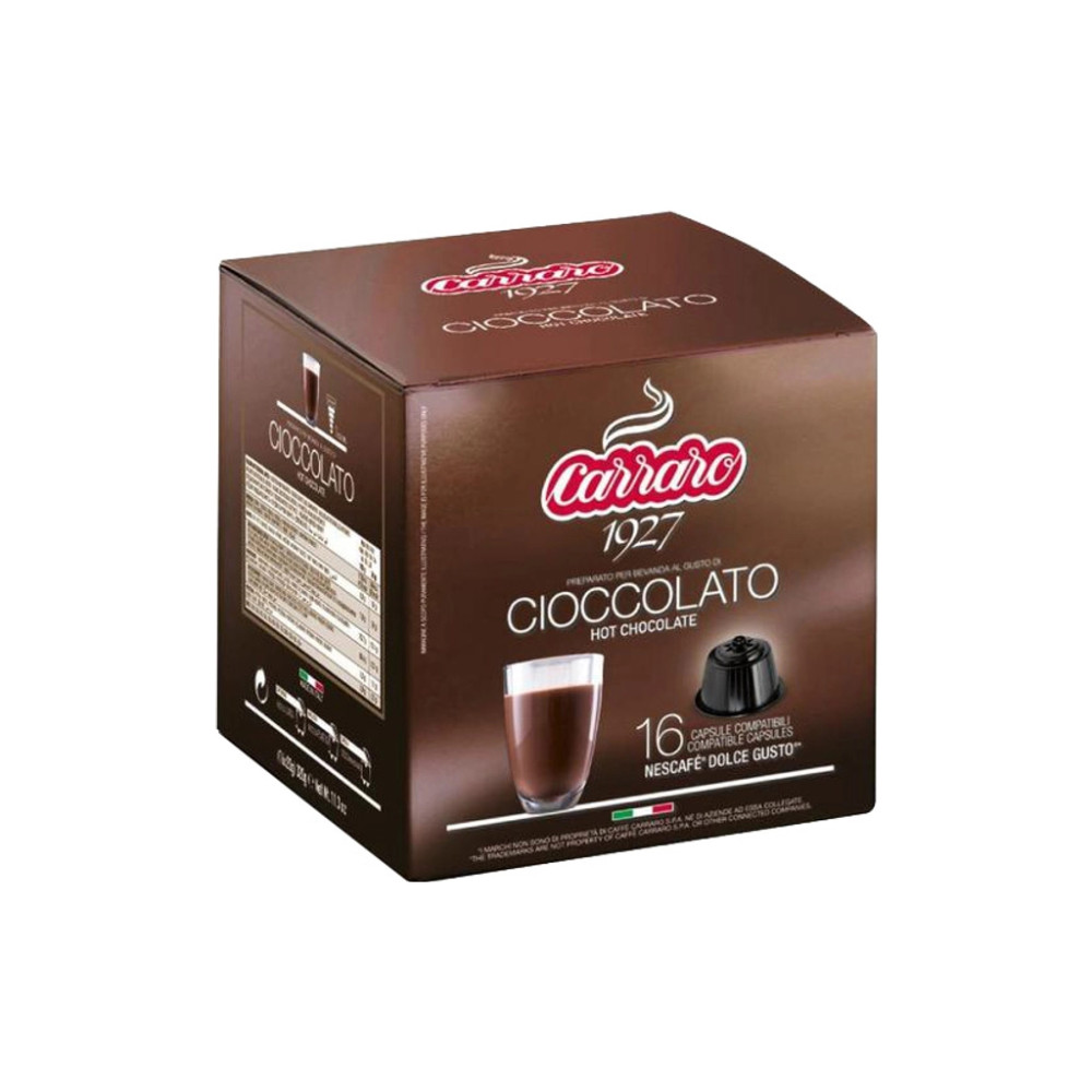 Кава Carraro Cioccolato Dolce Gusto в капсулах 16х7 г (8000604900753)