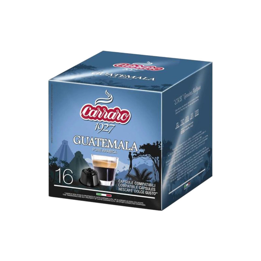Кава Carraro Guatemala Dolce Gusto в капсулах 16х7 г (8000604900890)