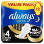 Гігієнічні прокладки Always Ultra Secure Night (Розмір 4) 12 шт. (4015400612469) Гігієнічні прокладки Always Ultra Secure Night (Розмір 4) 12 шт. (4015400612469)