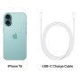 Мобільний телефон Apple iPhone 16 256GB Teal (MYEJ3) Мобільний телефон Apple iPhone 16 256GB Teal (MYEJ3)