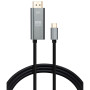 Кабель мультимедійний USB-C to DisplayPort M 1.5m v1.4 8K60Hz PD 100W port Vinga (VCPVCCD1415PD) Кабель мультимедійний USB-C to DisplayPort M 1.5m v1.4 8K60Hz PD 100W port Vinga (VCPVCCD1415PD)