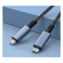 Дата кабель USB-C to USB-C 1.2m Pulsing Fast Charging 240W USB4.0 XoKo (XK-SC-2-240W) Дата кабель USB-C to USB-C 1.2m Pulsing Fast Charging 240W USB4.0 XoKo (XK-SC-2-240W)