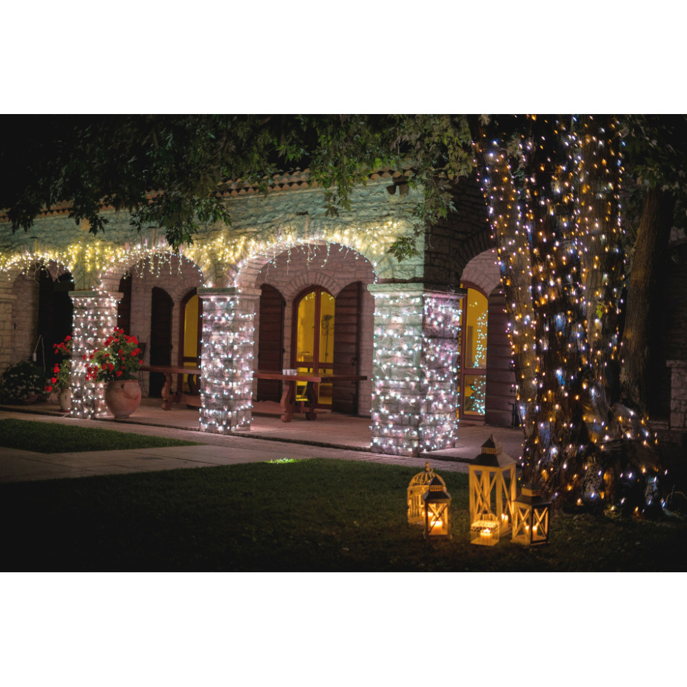 Гірлянда Twinkly Smart LED Strings RGBW 250, BT+WiFi, Gen II, IP44, кабель ч (TWS250SPP-BEU)