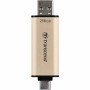 USB флеш накопичувач Transcend 256GB JetFlash 930 Gold-Black USB 3.2/Type-C (TS256GJF930C) USB флеш накопичувач Transcend 256GB JetFlash 930 Gold-Black USB 3.2/Type-C (TS256GJF930C)