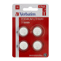Батарейка Verbatim CR 2025 Lithium 3V * 4 (49532) Батарейка Verbatim CR 2025 Lithium 3V * 4 (49532)