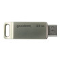 USB флеш накопичувач Goodram 32GB ODA3 Silver USB 3.0 / Type-C (ODA3-0320S0R11) USB флеш накопичувач Goodram 32GB ODA3 Silver USB 3.0 / Type-C (ODA3-0320S0R11)