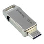 USB флеш накопичувач Goodram 32GB ODA3 Silver USB 3.0 / Type-C (ODA3-0320S0R11) USB флеш накопичувач Goodram 32GB ODA3 Silver USB 3.0 / Type-C (ODA3-0320S0R11)