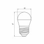 Лампочка Eurolamp LED G45 5W 530 Lm E27 4000K deco 2шт (MLP-LED-G45-05274(Amber)) Лампочка Eurolamp LED G45 5W 530 Lm E27 4000K deco 2шт (MLP-LED-G45-05274(Amber))