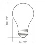 Лампочка Videx Filament 4W E27 3000K Porcelain dimmable (VL-DA60MO) Лампочка Videx Filament 4W E27 3000K Porcelain dimmable (VL-DA60MO)