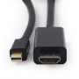 Кабель мультимедійний miniDisplayPort M to HDMI M 1.8m Cablexpert (CC-mDP-HDMI-6) Кабель мультимедійний miniDisplayPort M to HDMI M 1.8m Cablexpert (CC-mDP-HDMI-6)