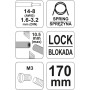 Знімач ізоляції Yato d=1.6-3.2 з ножицями (YT-19691) Знімач ізоляції Yato d=1.6-3.2 з ножицями (YT-19691)
