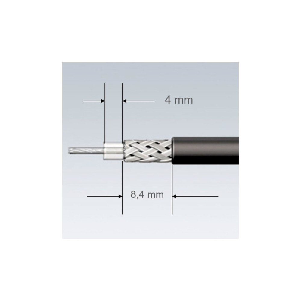 Знімач ізоляції KNIPEX для коаксіальних кабелів (16 60 05 SB)