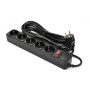 Мережевий фільтр живлення Patron 5.0 m, 3*1.5mm2 (SP-1655) 5 розеток BLACK (EXT-PN-SP-1655) Мережевий фільтр живлення Patron 5.0 m, 3*1.5mm2 (SP-1655) 5 розеток BLACK (EXT-PN-SP-1655)
