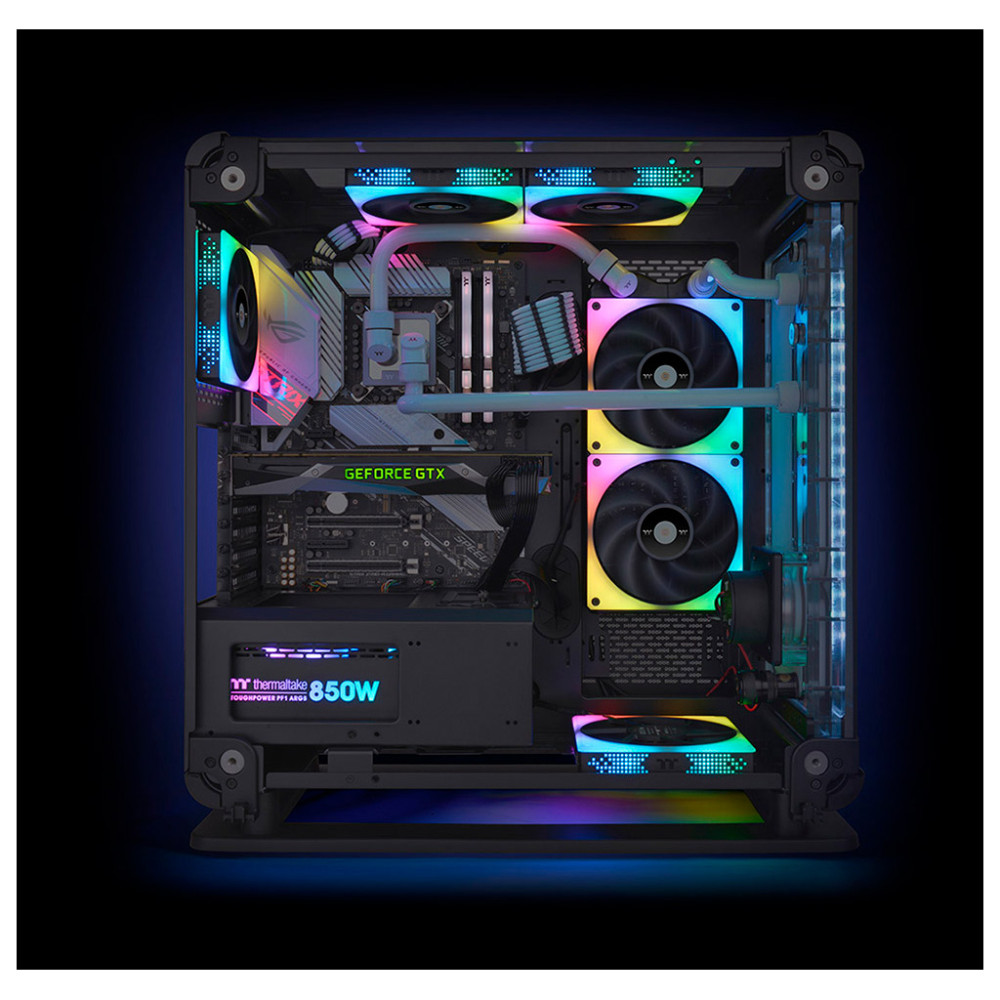 Кулер до корпусу ThermalTake TOUGHFAN 12 RGB Radiator Fan 3Pack (CL-F135-PL12SW-A)