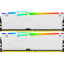 Модуль пам'яті для комп'ютера DDR5 64GB (2x32GB) 5600 MHz Beast White RGB Kingston Fury (ex.HyperX) (KF556C36BWEAK2-64) Модуль пам'яті для комп'ютера DDR5 64GB (2x32GB) 5600 MHz Beast White RGB Kingston Fury (ex.HyperX) (KF556C36BWEAK2-64)