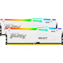 Модуль пам'яті для комп'ютера DDR5 64GB (2x32GB) 6000 MHz Beast White RGB Kingston Fury (ex.HyperX) (KF560C36BWEAK2-64) Модуль пам'яті для комп'ютера DDR5 64GB (2x32GB) 6000 MHz Beast White RGB Kingston Fury (ex.HyperX) (KF560C36BWEAK2-64)