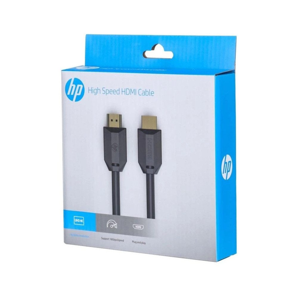 Кабель мультимедійний HDMI M to HDMI M 2.0m V2.0 4K60Hz HP (DHC-HD01-02M)
