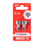 Набір біт Milwaukee SHOCKWAVE, Hex12, 25мм, 2шт (4932430900) Набір біт Milwaukee SHOCKWAVE, Hex12, 25мм, 2шт (4932430900)