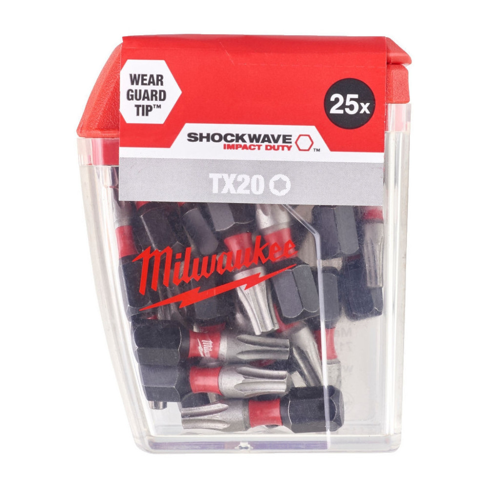 Набір біт Milwaukee SHOCKWAVE, TX20, 25мм, 25шт (4932430875)
