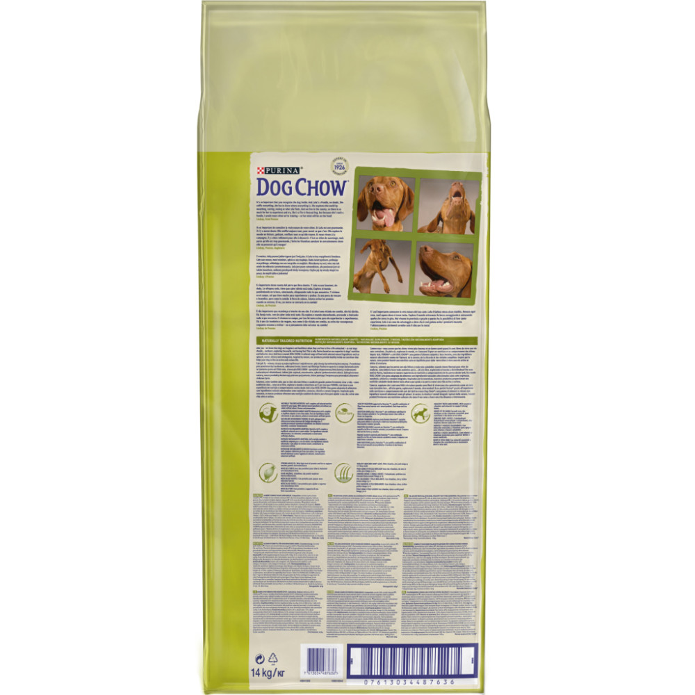 Сухий корм для собак Purina Dog Chow Adult Lamb зі смаком ягняти 14 кг (7613034487636)