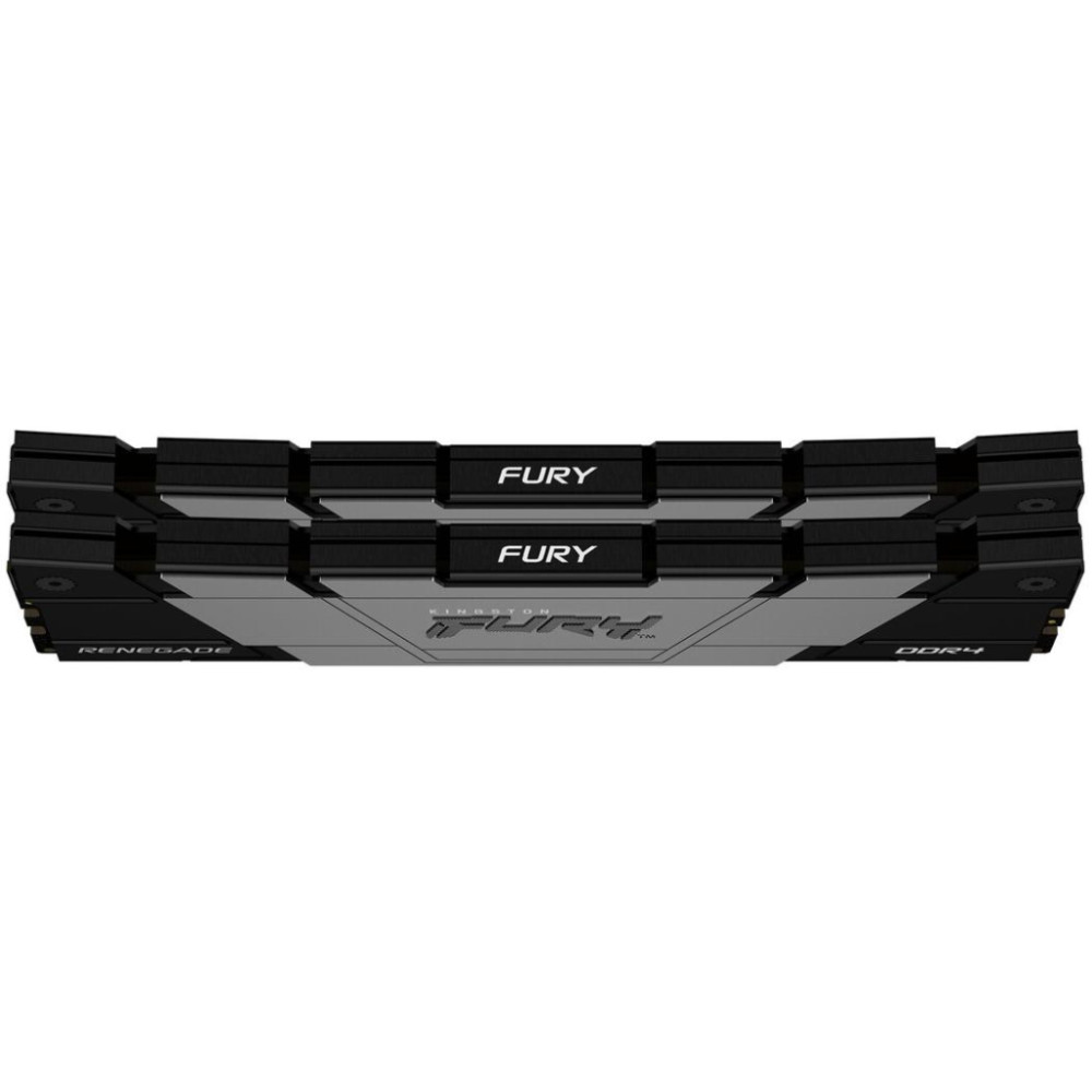 Модуль пам'яті для комп'ютера DDR4 64GB (2x32GB) 3200 MHz Fury Renegade Black Kingston Fury (ex.HyperX) (KF432C16RB2K2/64)