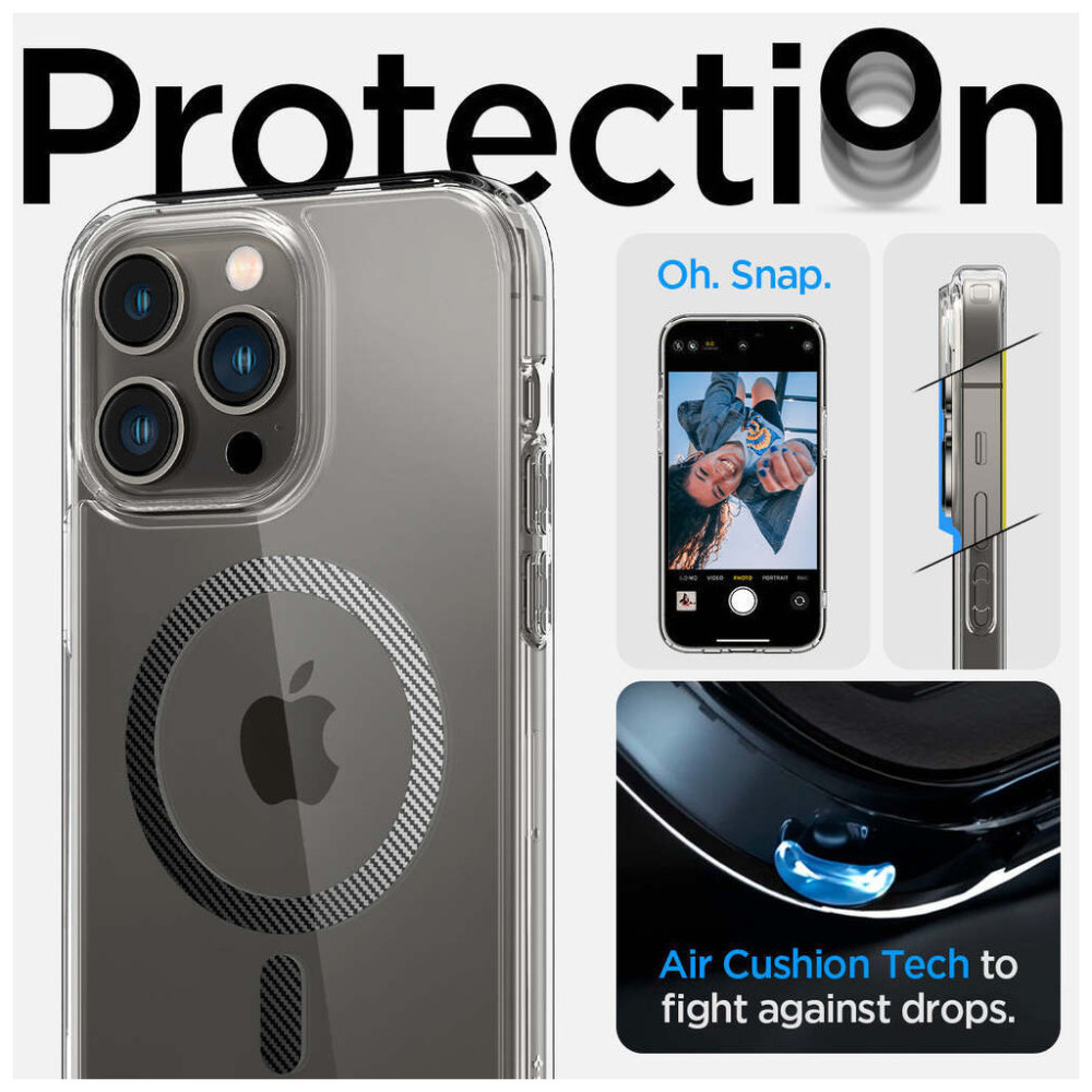 Чохол до мобільного телефона Spigen Apple iPhone 14 Pro Ultra Hybrid MagFit, Carbon Fiber (ACS04971)