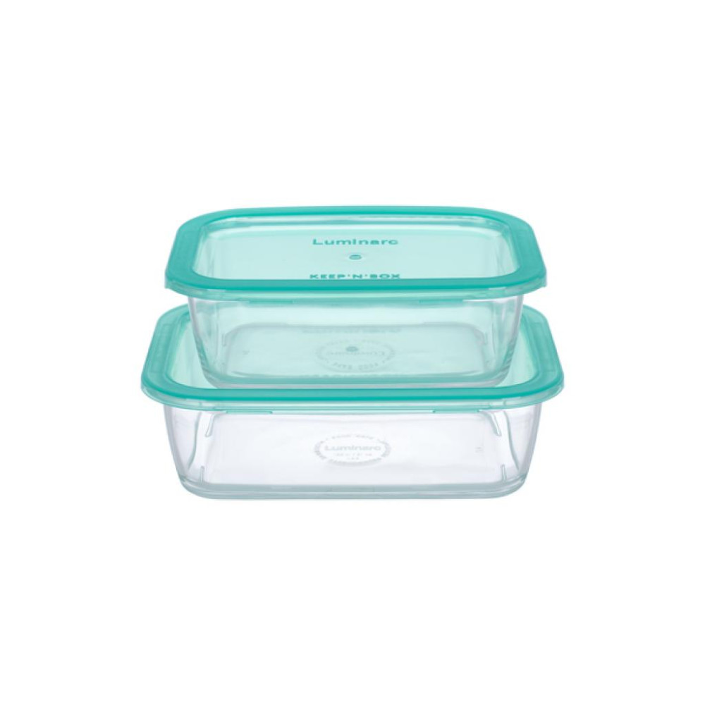 Харчовий контейнер Luminarc Keep'n Box Lagoon набор 2шт прямоуг. 820мл/1220мл (P5506)