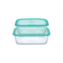 Харчовий контейнер Luminarc Keep'n Box Lagoon набор 2шт прямоуг. 820мл/1220мл (P5506) Харчовий контейнер Luminarc Keep'n Box Lagoon набор 2шт прямоуг. 820мл/1220мл (P5506)