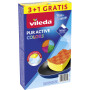 Губки кухонні Vileda Pur Active Colors для тефлону 4 шт. (4023103208049) Губки кухонні Vileda Pur Active Colors для тефлону 4 шт. (4023103208049)