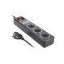 Мережевий подовжувач REAL-EL RS-3 USB CHARGE 1.8m, black (EL122500001) Мережевий подовжувач REAL-EL RS-3 USB CHARGE 1.8m, black (EL122500001)