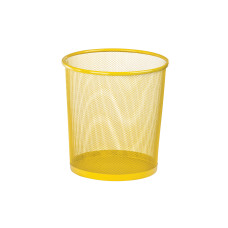 Кошик для паперів ZiBi металева Кругла 10 л Жовта (ZB.3126-08)