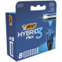 Змінні касети Bic Flex 3 Hybrid 8 шт. (3086123480933) Змінні касети Bic Flex 3 Hybrid 8 шт. (3086123480933)