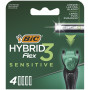 Змінні касети Bic Flex 3 Hybrid Sensitive 4 шт. (3086123644878) Змінні касети Bic Flex 3 Hybrid Sensitive 4 шт. (3086123644878)