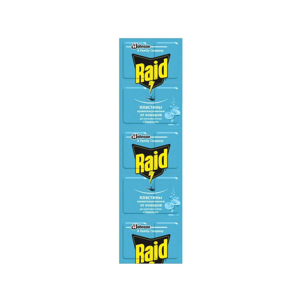 Пластини для фумігатора Raid Евкаліпт 10 шт. (4823002005639)
