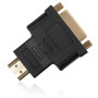 Перехідник HDMI AM to DVI 24+5 F Vinga (VCPAHDMIM2DVIFBK) Перехідник HDMI AM to DVI 24+5 F Vinga (VCPAHDMIM2DVIFBK)