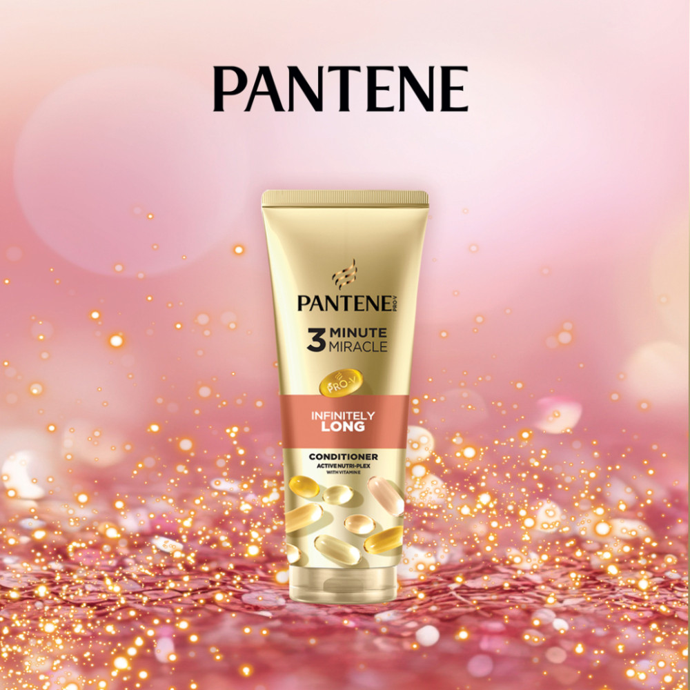 Набір косметики Pantene Pro-V Infinitely Long Шампунь 400 мл + Бальзам-ополіскувач 220 мл (8700216614870)