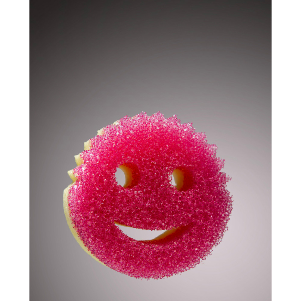 Губки кухонні Scrub Daddy Scrub Mommy Рожево-фіолетова 1 шт. (5060481022040/5060481023900)