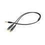 Кабель мультимедійний 3.5mm M to 2x3.5mm F 0.2m (4pin) Cablexpert (CCA-417M) Кабель мультимедійний 3.5mm M to 2x3.5mm F 0.2m (4pin) Cablexpert (CCA-417M)