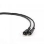 Кабель мультимедійний Optical Toslink 1.0m black Cablexpert (CC-OPT-1M) Кабель мультимедійний Optical Toslink 1.0m black Cablexpert (CC-OPT-1M)